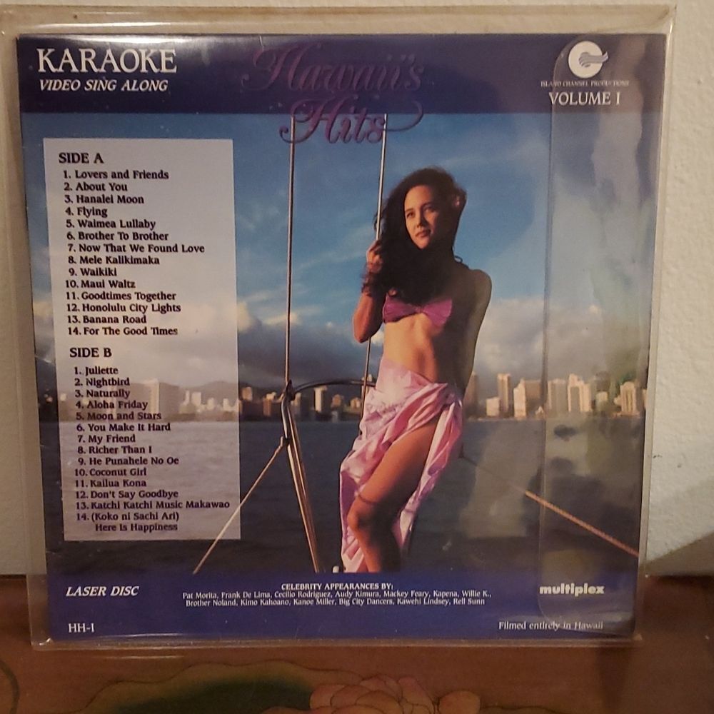 Island Channel Prod. Hawaii Hits  Laser Karaoke Video Sing Along Album Vol. 1